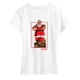 thumbnail image 1 of Coca-Cola - Santa Frame - Women's Short Sleeve Graphic T-Shirt, 1 of 4