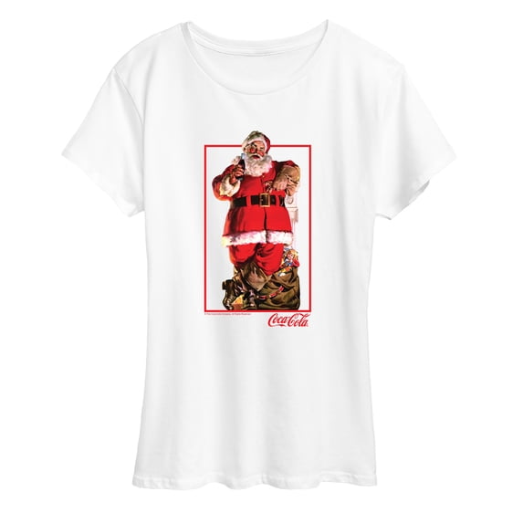 Coca-Cola - Santa Frame - Women's Short Sleeve Graphic T-Shirt