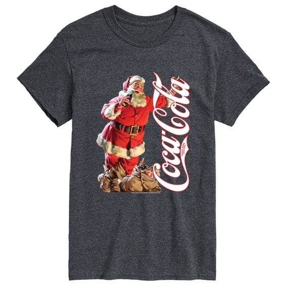 Coca-Cola - Santa Logo Men's Short Sleeve Graphic T-Shirt