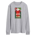 thumbnail image 1 of Coca-Cola - Santa with Coke Bottles - Men's Long Sleeve Graphic T-shirt, 1 of 5
