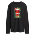 thumbnail image 1 of Coca-Cola - Santa with Coke Bottles - Men's Long Sleeve Graphic T-shirt, 1 of 5