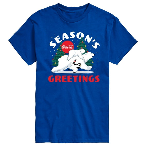 Coca-Cola - Season's Greetings Polar Bears - Men's Short Sleeve Graphic T-shirt