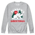 thumbnail image 1 of Coca-Cola - Seasons Greetings Polar Bears - Men's Crew Neck Fleece Pullover, 1 of 5