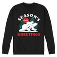 thumbnail image 1 of Coca-Cola - Season's Greetings Polar Bears - Men's Long Sleeve Crew Fleece Sweatshirt, 1 of 5