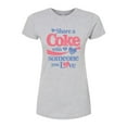 thumbnail image 1 of Coca-Cola - Share a Coke Hearts - Juniors Fitted Graphic T-Shirt, 1 of 4