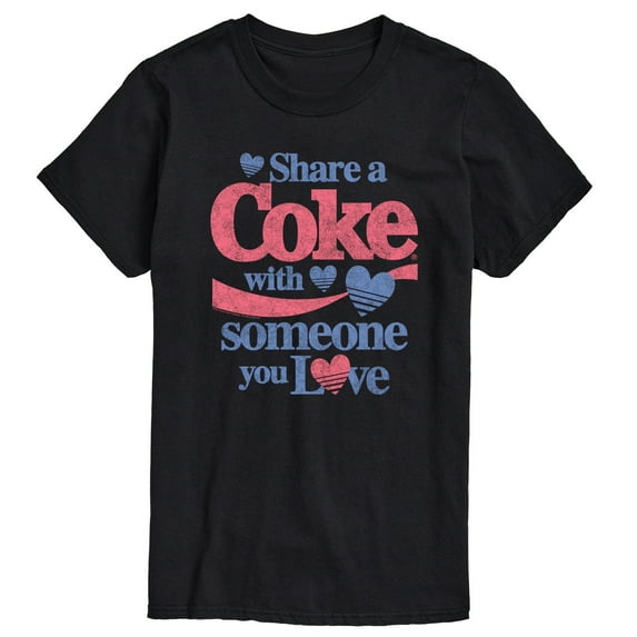 Coca-Cola - Share a Coke Hearts - Men's Short Sleeve Graphic T-Shirt