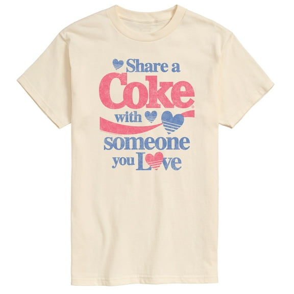 Coca-Cola - Share a Coke Hearts - Men's Short Sleeve Graphic T-Shirt