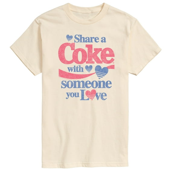 Coca-Cola - Share a Coke Hearts - Men's Short Sleeve Graphic T-Shirt