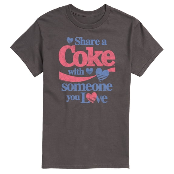 Coca-Cola - Share a Coke Hearts - Men's Short Sleeve Graphic T-Shirt