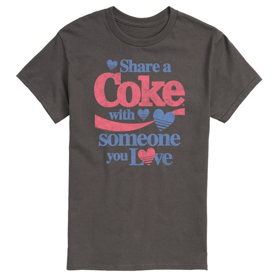 Coca-Cola - Share a Coke Hearts - Men's Short Sleeve Graphic T-Shirt