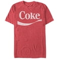 thumbnail image 1 of Coca-Cola Simple Coke Swoosh Red T-Shirt-Small, 1 of 2