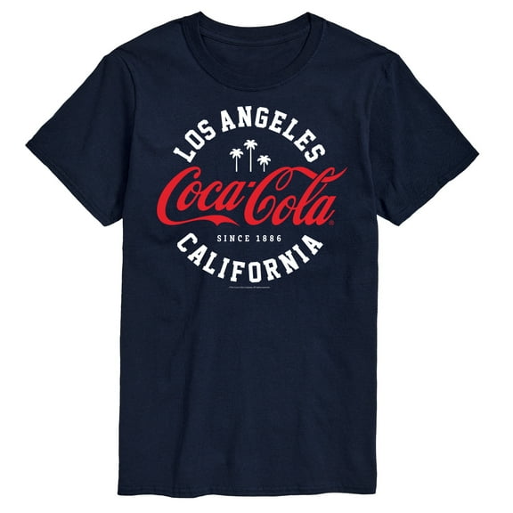 Coca-Cola - Since 1886 - Los Angeles California - Men's Short Sleeve Graphic T-Shirt