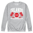 thumbnail image 1 of Coca-Cola - Since 1886 - Orlando & Palm Trees - Men's Crew Neck Fleece Pullover, 1 of 5