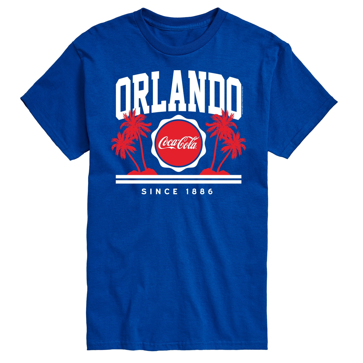 Coca-Cola - Since 1886 - Orlando & Palm Trees - Men's Short Sleeve ...