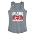 thumbnail image 1 of Coca-Cola - Since 1886 - Orlando & Palm Trees - Women's Racerback Tank Top, 1 of 4