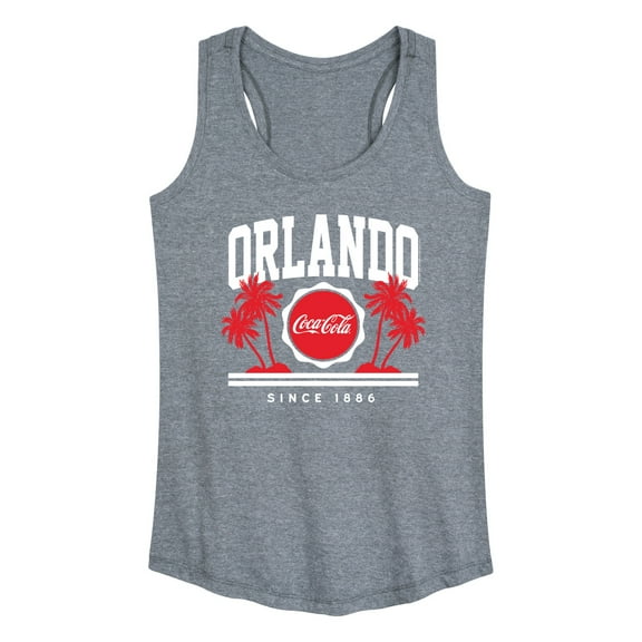 Coca-Cola - Since 1886 - Orlando & Palm Trees - Women's Racerback Tank Top