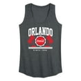 thumbnail image 1 of Coca-Cola - Since 1886 - Orlando & Palm Trees - Women's Racerback Tank Top, 1 of 4