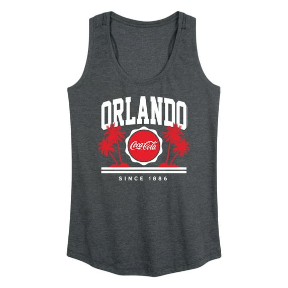 Coca-Cola - Since 1886 - Orlando & Palm Trees - Women's Racerback Tank Top