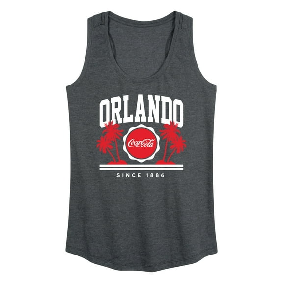 Coca-Cola - Since 1886 - Orlando & Palm Trees - Women's Racerback Tank Top