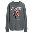 thumbnail image 1 of Coca-Cola - Sitting Santa - Men's Long Sleeve Graphic T-shirt, 1 of 4