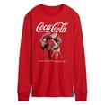 thumbnail image 1 of Coca-Cola - Sitting Santa - Men's Long Sleeve Graphic T-shirt, 1 of 3