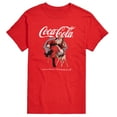 thumbnail image 1 of Coca-Cola - Sitting Santa - Men's Short Sleeve Graphic T-shirt, 1 of 4