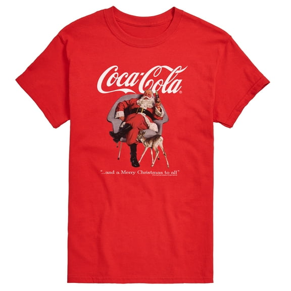 Coca-Cola - Sitting Santa - Men's Short Sleeve Graphic T-shirt