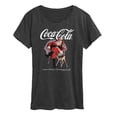 thumbnail image 1 of Coca-Cola - Sitting Santa - Women's Short Sleeve Graphic T-Shirt, 1 of 4