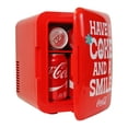 thumbnail image 1 of Coca-Cola Smile 1971 Series 4L Cooler/Warmer 12V DC 110V AC Mini Fridge, 1 of 5