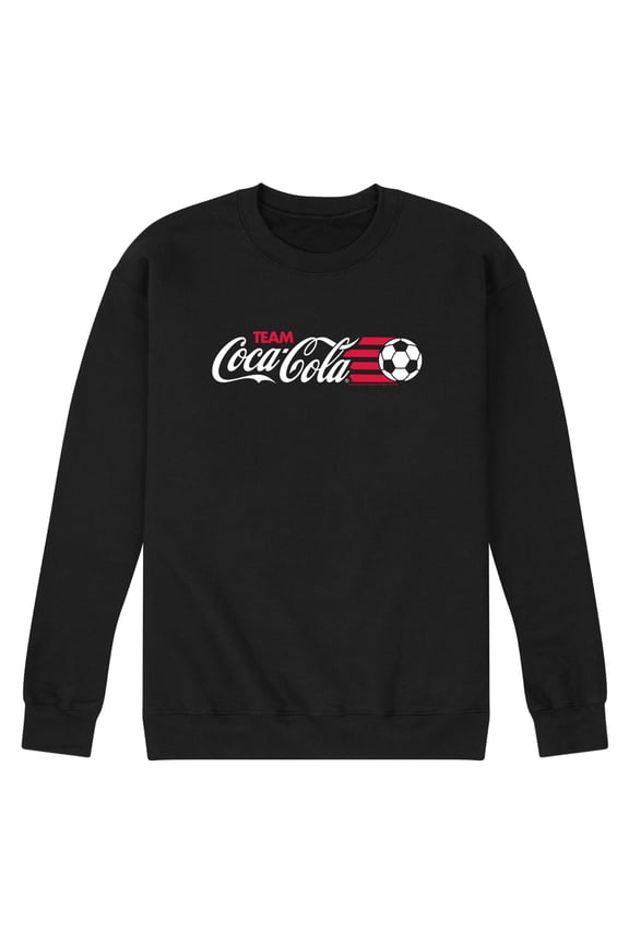 - Soccer Coke - Men's Crew Fleece Sweatshirt