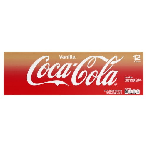 Coca-Cola Soda Cola Vanilla - 12-12 Fl. Oz.