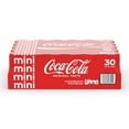 Coca-Cola Soda Mini Cans, 7.5 fl oz, 30 Pack