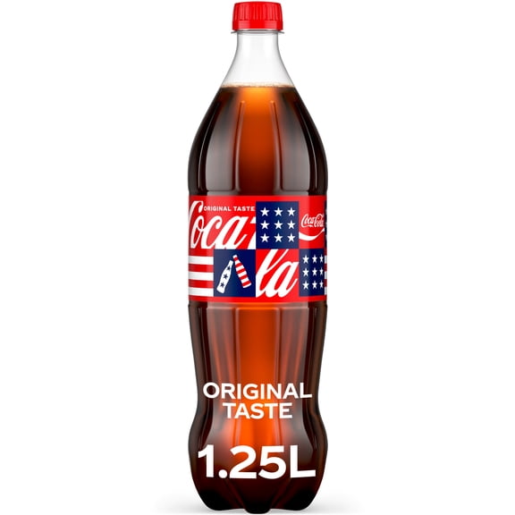 Coca-Cola Soda Pop Bottle, 1.25 Liters