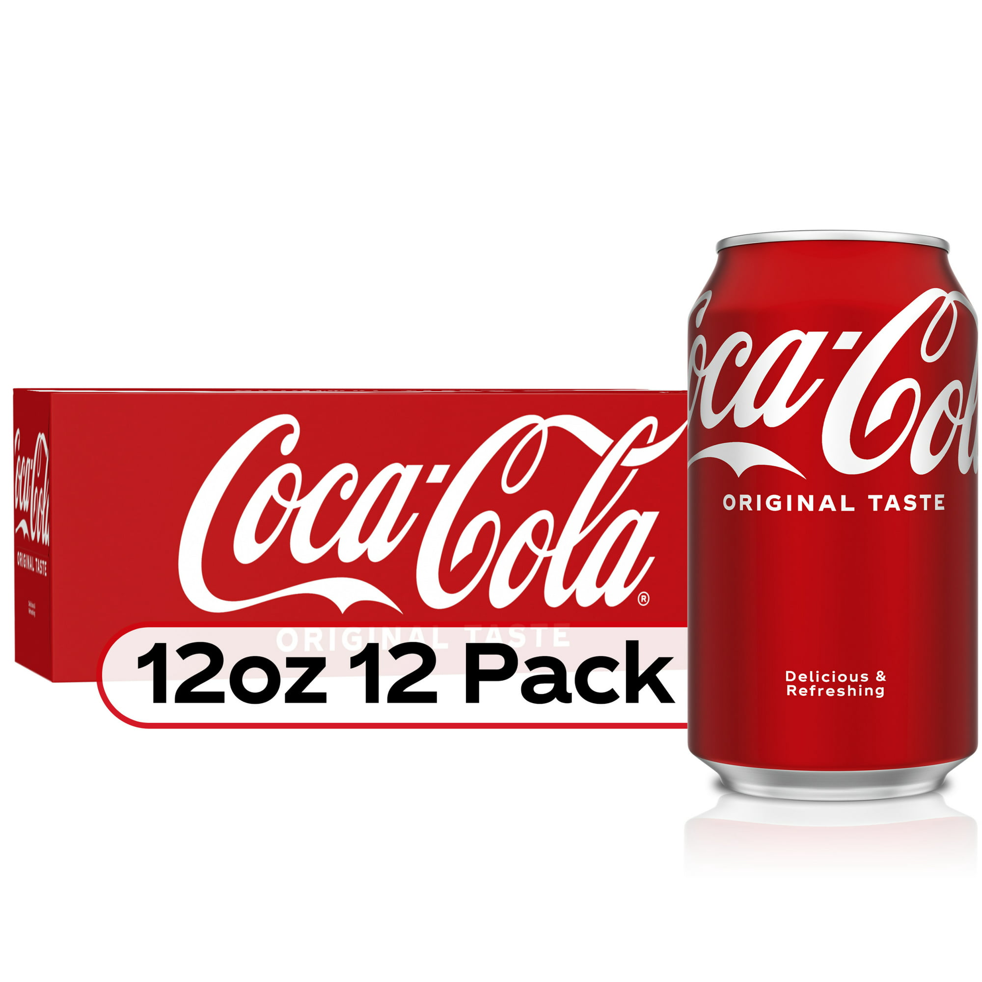 Per Overtollig via Coca-Cola Soda Pop, 12 fl oz, 12 Pack Cans - Walmart.com