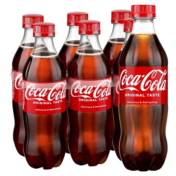 Coca-Cola Classic Soda Bottles 6 pk / 16.9 fl oz