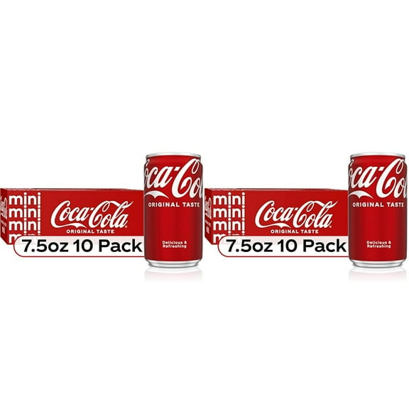 Coca-Cola Soda Soft Drink, 7.5 Fl Oz (Pack Of 20).