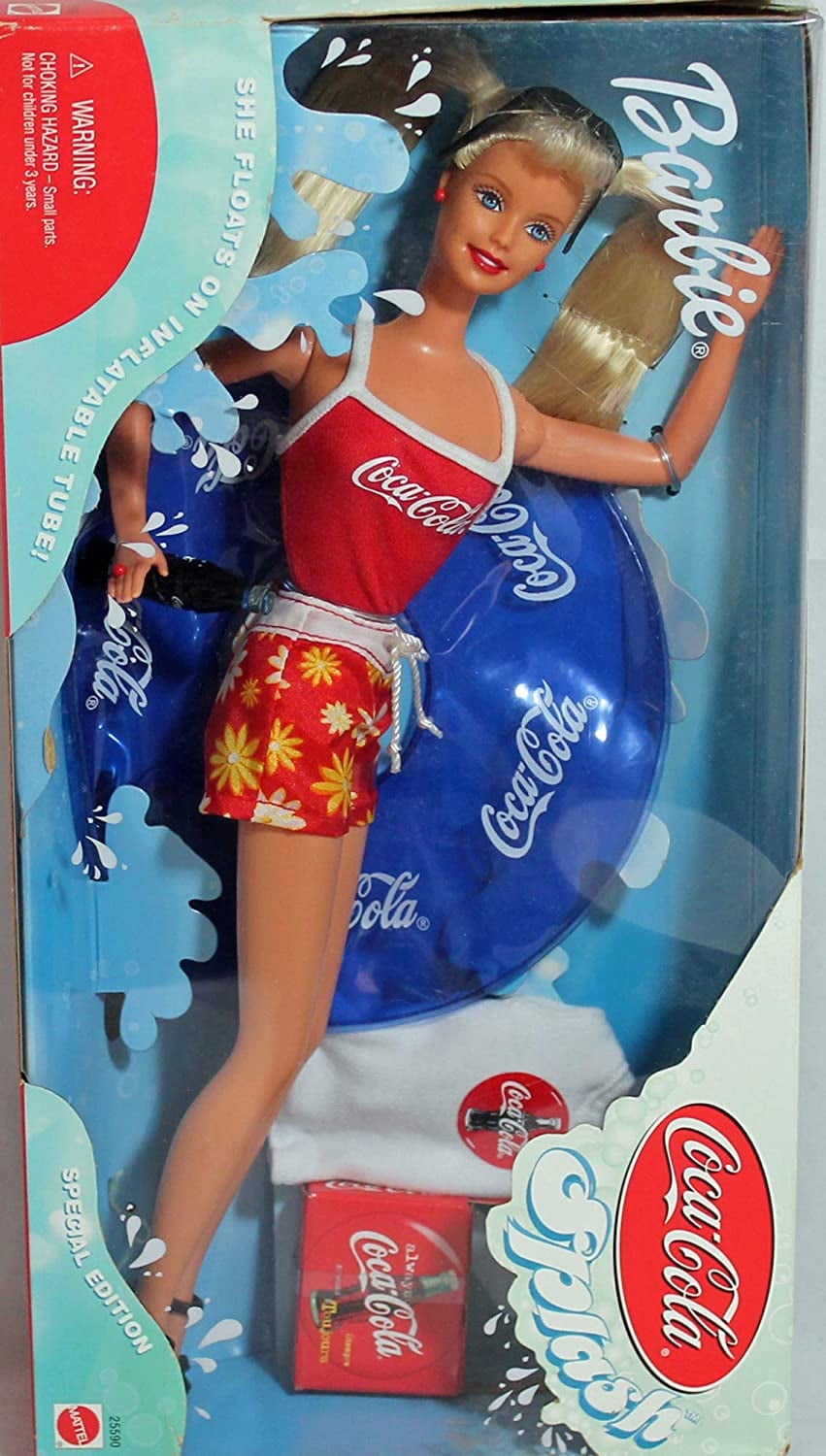 Coca Cola Splash Barbie Doll Special Edition 1999 Mattel 25590