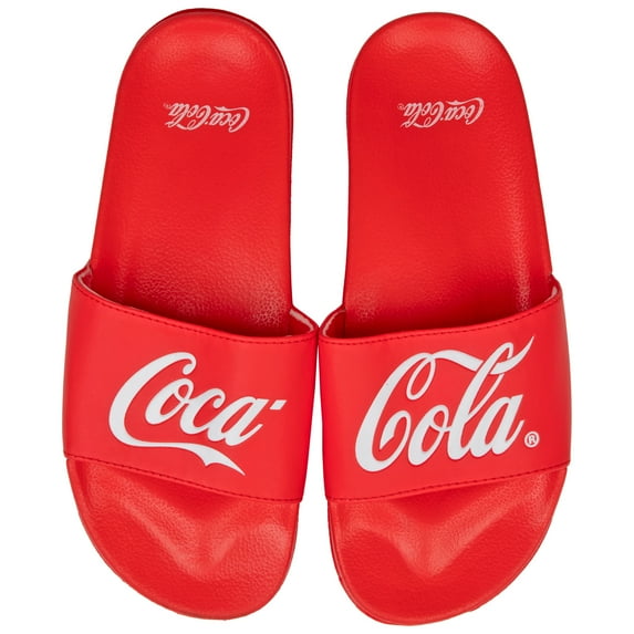 Coca-Cola Split Print Flip Flop Slides-Medium