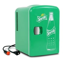 Coca-Cola Sprite 4L Cooler/Warmer 12V DC 110V AC Mini Fridge, Green