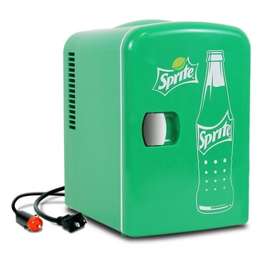 Coca-Cola Sprite 4L Cooler/Warmer 12V DC 110V AC Mini Fridge, Green