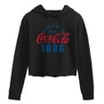 thumbnail image 1 of Coca-Cola - Star Circle - Juniors Cropped Pullover Hoodie, 1 of 5
