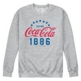 thumbnail image 1 of Coca-Cola - Star Circle - Men's Crew Neck Fleece Pullover, 1 of 5