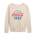 thumbnail image 1 of Coca-Cola - Star Circle - Women's Lightweight French Terry Long Sleeve Shirt, 1 of 5