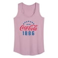 thumbnail image 1 of Coca-Cola - Star Circle - Women's Racerback Tank Top, 1 of 5