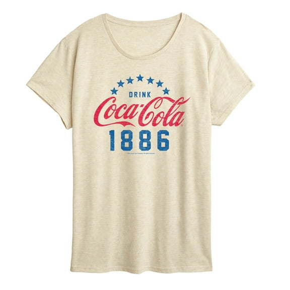 Coca-Cola - Star Circle - Womens Short Sleeve Graphic T-Shirt