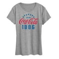 thumbnail image 1 of Coca-Cola - Star Circle - Womens Short Sleeve Graphic T-Shirt, 1 of 5