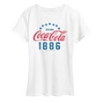 thumbnail image 1 of Coca-Cola - Star Circle - Womens Short Sleeve Graphic T-Shirt, 1 of 5