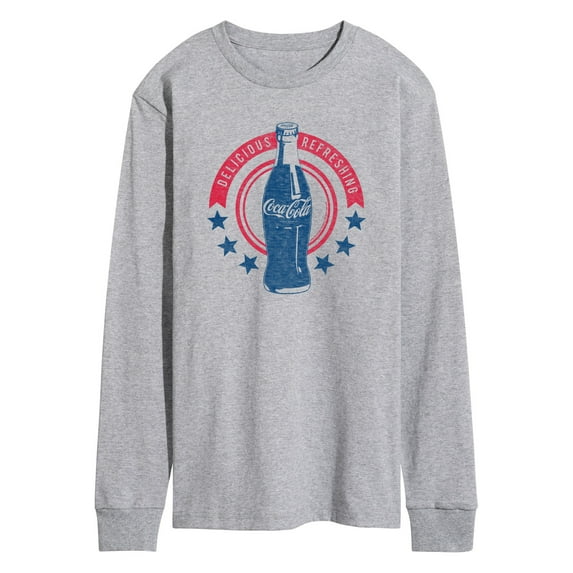 Coca-Cola - Stars Delicious Refreshing - Men's Long Sleeve T-Shirt