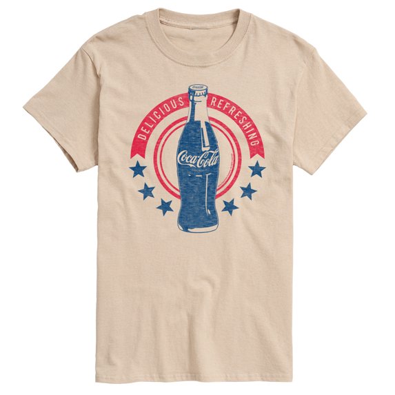Coca-Cola - Stars Delicious Refreshing - Men's Short Sleeve Graphic T-Shirt