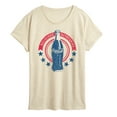 thumbnail image 1 of Coca-Cola - Stars Delicious Refreshing - Womens Short Sleeve Graphic T-Shirt, 1 of 5
